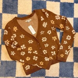 NWT American Eagle Button Up Sweater XS